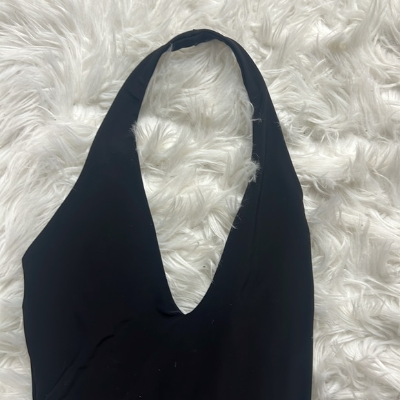 Fashion Nova V-Cut Halter Bodysuit - Picture 2 of 5